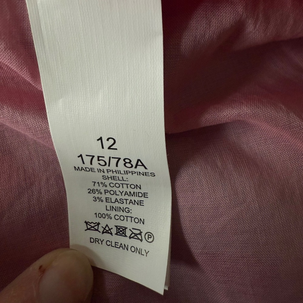 Kate Spade New York Fruit Print Tiered Maxi Skirt Blue Pink Green Size 12 - Picture 7 of 10